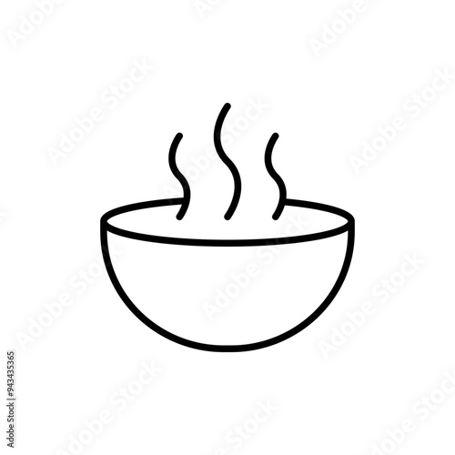 Zero hunger outline icons, minimalist vector illustration ,simple transparent graphic element .Isolated on white background