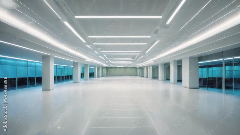 high-quality image of a modern, stretch ceiling in a luxurious, well-lit living room