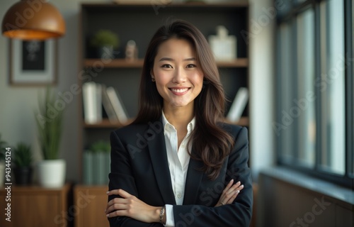 portrait of a professional businesswoman smiling