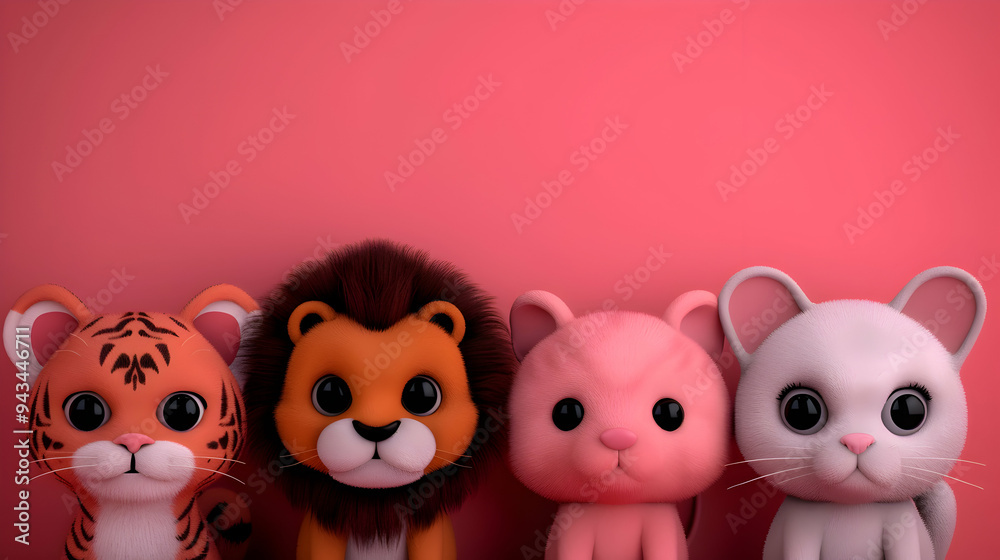 Collection Cartoon Animal Characters Includin Collection Cartoon Animal Characters Includin