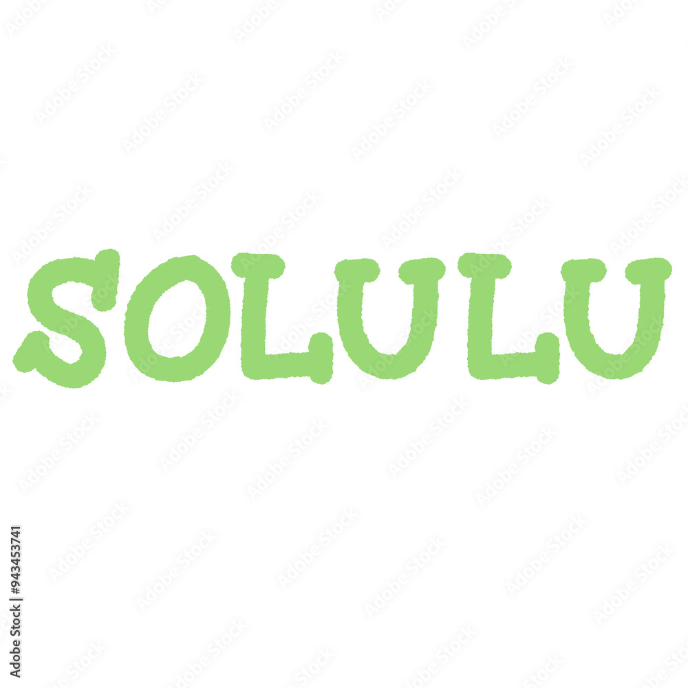 Illustration of SOLULU letters for GEN Z slang, communication, font, typography, text, message, calligraphy, sticker, women empowerment, girl's power, sticker, tattoo, decoration, alphabets, print Illustration of SOLULU letters for GEN Z slang, communication, font, typography, text, message, calligraphy, sticker, women empowerment, girl's power, sticker, tattoo, decoration, alphabets, print