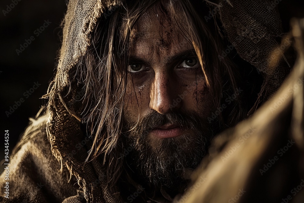 Φωτογραφία Religion of the bible savior of mankind, Jesus Christ stock photo