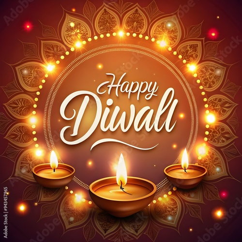 Free Photo Happy diwali indian hindu festival image, generated ai