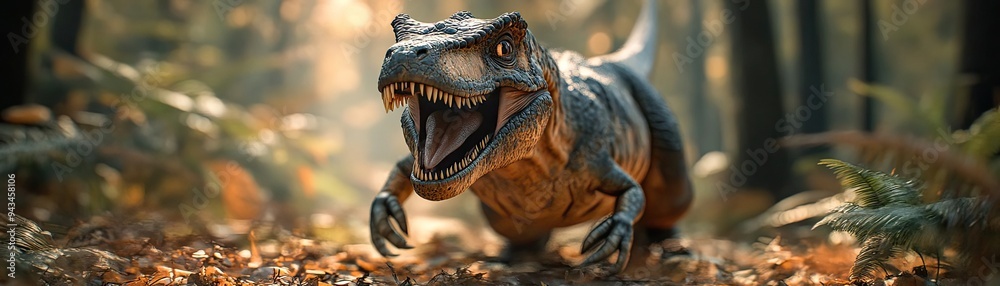 Interactive dinosaur hologram, detailed movements, AR education tool, 3D animation Interactive dinosaur hologram, detailed movements, AR education tool, 3D animation