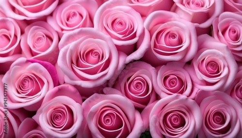 beautiful background of pink roses