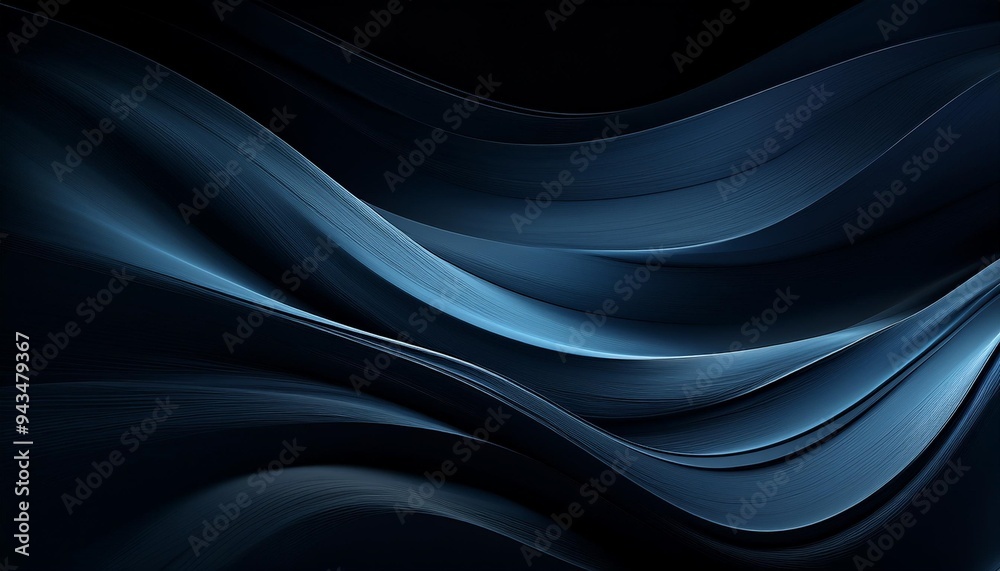 Fototapeta premium abstract dark background featuring mesmerizing waves background