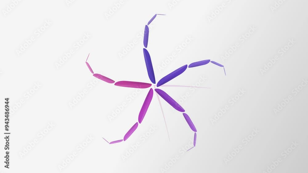 Sting Animation on White Screen Background - 4K Video Sting Animation on White Screen Background - 4K Video
