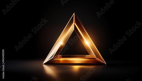 triangle on black background wallpaper