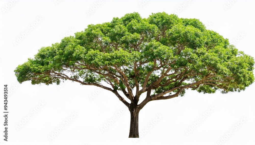 terminalia ivorensis tree isolated