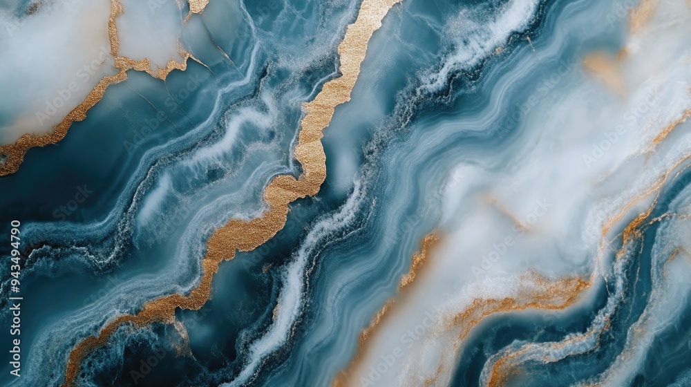 Fototapeta premium Elegant Patterns in Close-Up Marble Texture