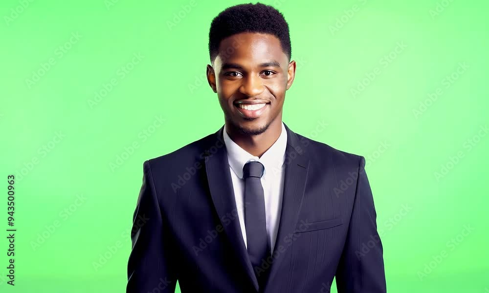 Man in Suit Smiling Confidently and Looking Directly at the Camera Man in Suit Smiling Confidently and Looking Directly at the Camera