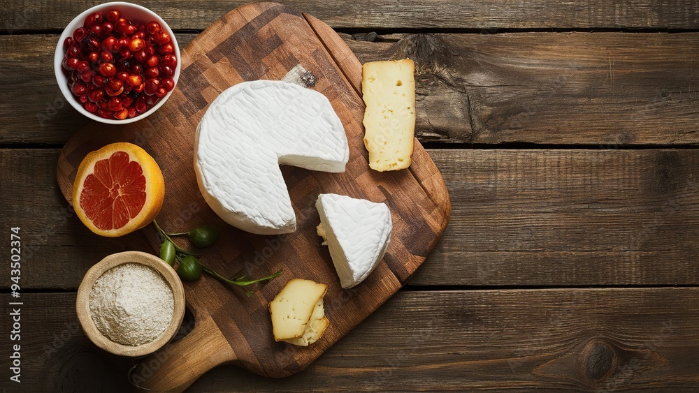 Homemade Cheese and Cracker Platter
This inviting photo showcases a delightful spread of cheeses and crackers on a rustic wooden table. A variety of cheeses. Homemade Cheese and Cracker Platter
This inviting photo showcases a delightful spread of cheeses and crackers on a rustic wooden table. A variety of cheeses.