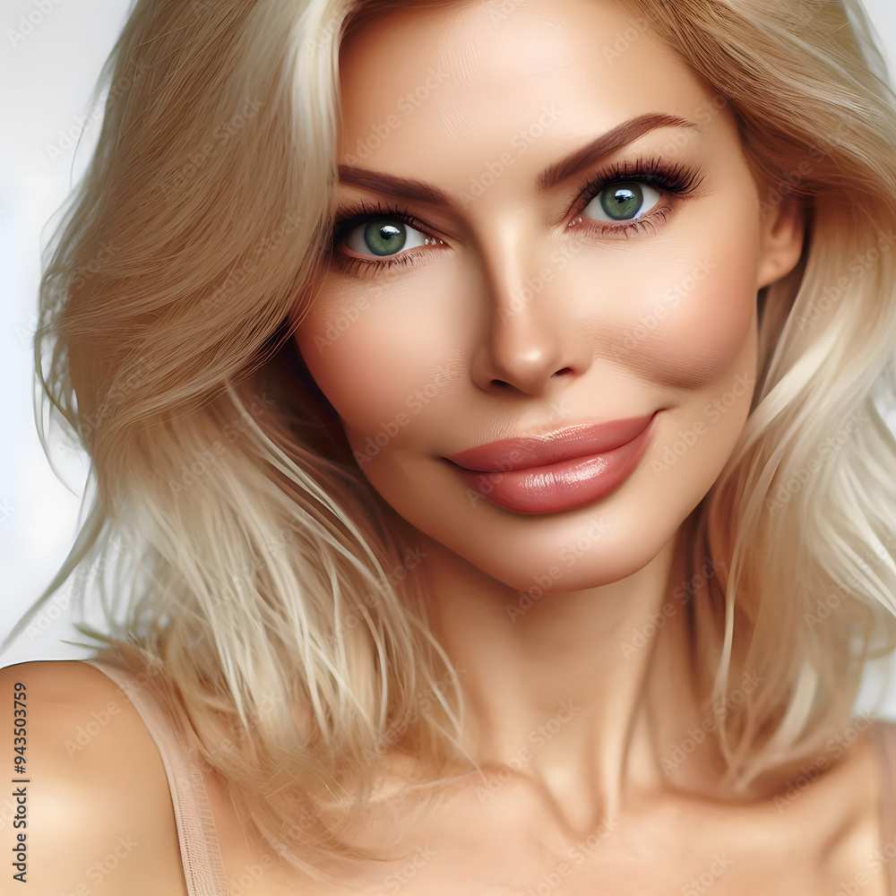 Lovely blonde woman Lovely blonde woman
