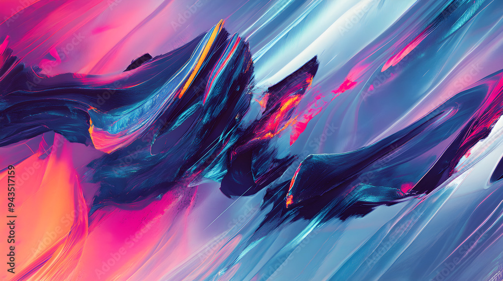 An abstract digital background features vibrant colors and dynamic shapes creating a glitch-inspired visual experience An abstract digital background features vibrant colors and dynamic shapes creating a glitch-inspired visual experience