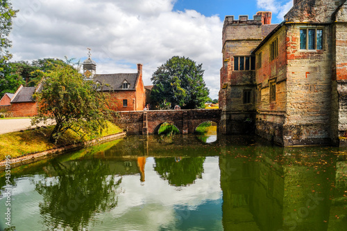 Gradens grounds house and estate. Charlecote Park Staely home Warwickshire England UK.