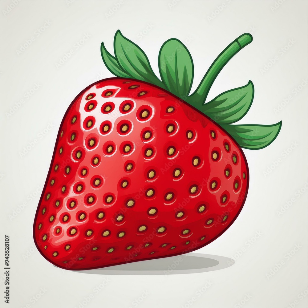 Strawberry Vector icon Illustration isolated on white background Strawberry Vector icon Illustration isolated on white background