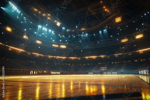 Basketball Stadium Background