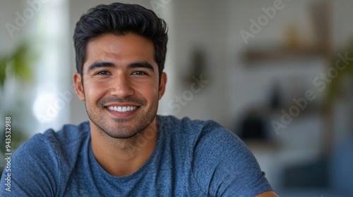 Smiling Man in Casual Attire