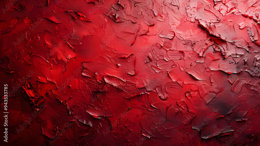 Red Acrylic Paint Texture Background - Abstract Art Canvas Red Acrylic Paint Texture Background - Abstract Art Canvas