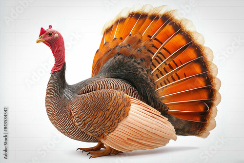 Thanksgiving Turkey On Whit...