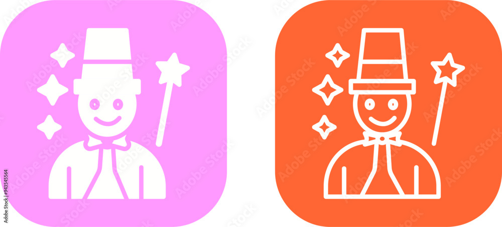 Magician Vector Icon Magician Vector Icon