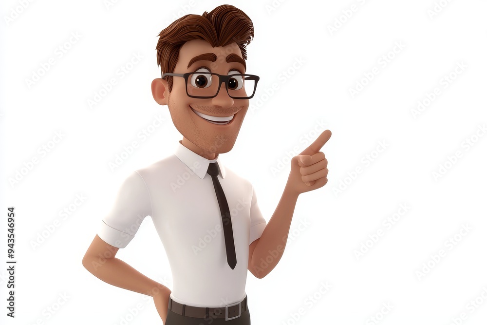 Smart handsome man with uniform poses in front of camera, isolated on clean png background, minimal style, with generative AI. Smart handsome man with uniform poses in front of camera, isolated on clean png background, minimal style, with generative AI.