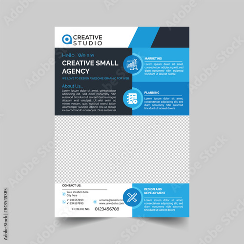 Creative Small Agency Flyer Design