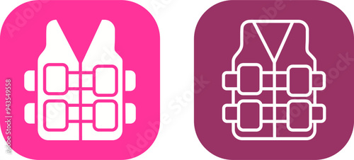 Bullet Proof Vest Vector Icon