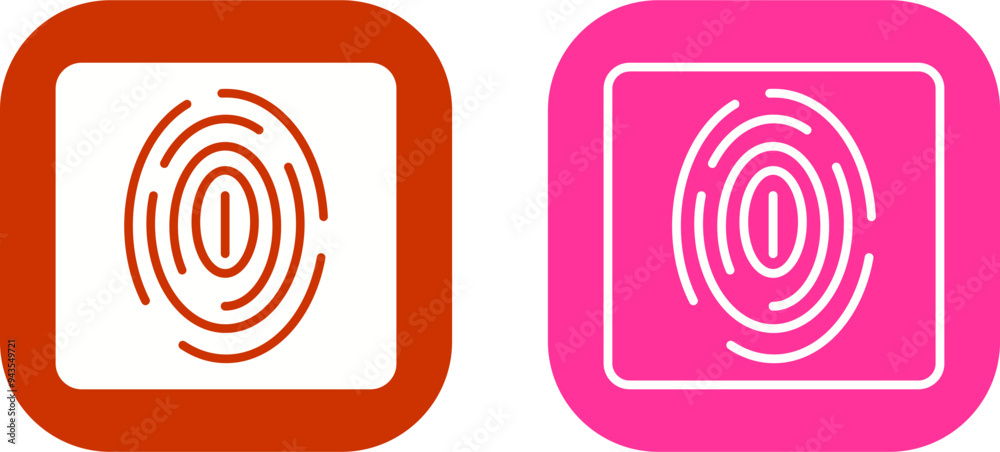 Fingerprint Vector Icon Fingerprint Vector Icon