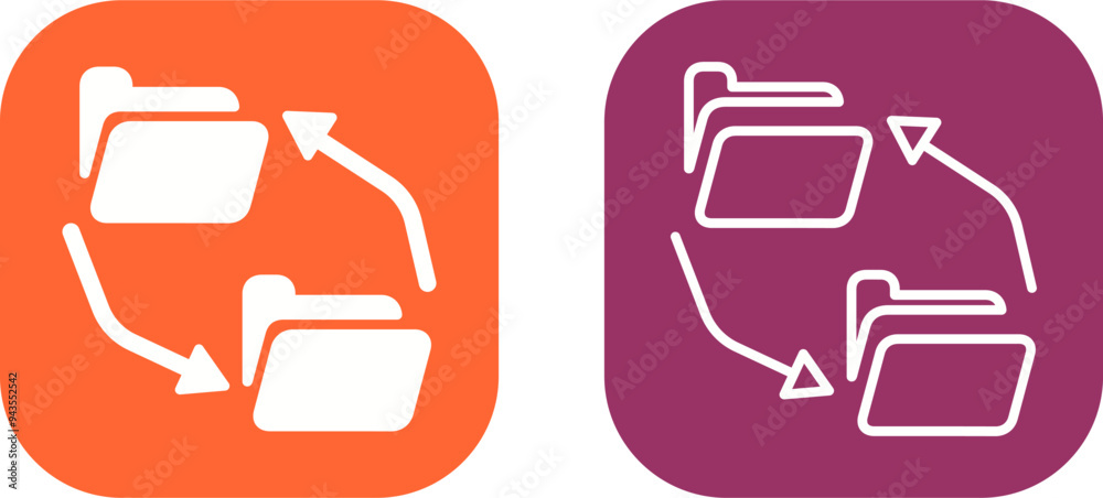 Data Exchange Vector Icon Data Exchange Vector Icon