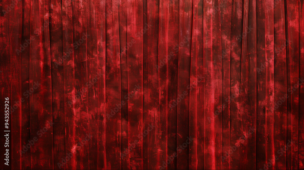 Obraz premium Red velvet event curtain background