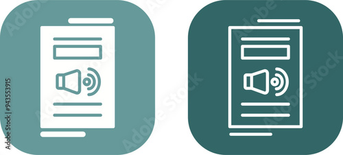 Speaker Vector Icon