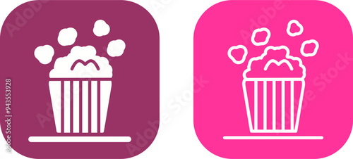 Popcorn Vector Icon
