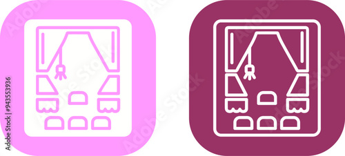 Curtain Vector Icon