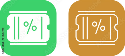 Coupon Vector Icon