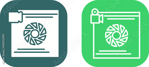Camera Lens Vector Icon
