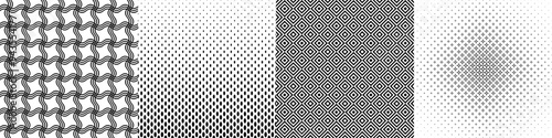 Black and white pattern collection