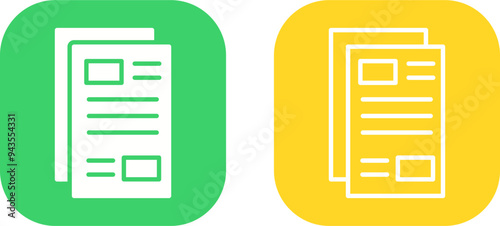 Newspaper Vector Icon