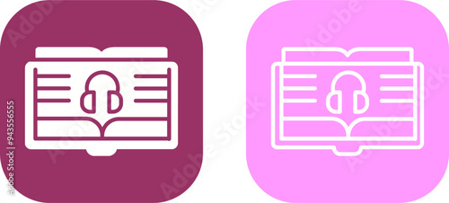 Audio Book Vector Icon