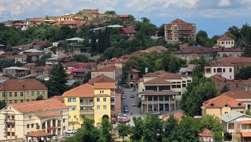 view of the town of sighnaghi