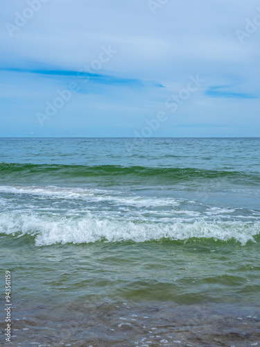 surf on Baltic Sea near beach of Courish Spit photo