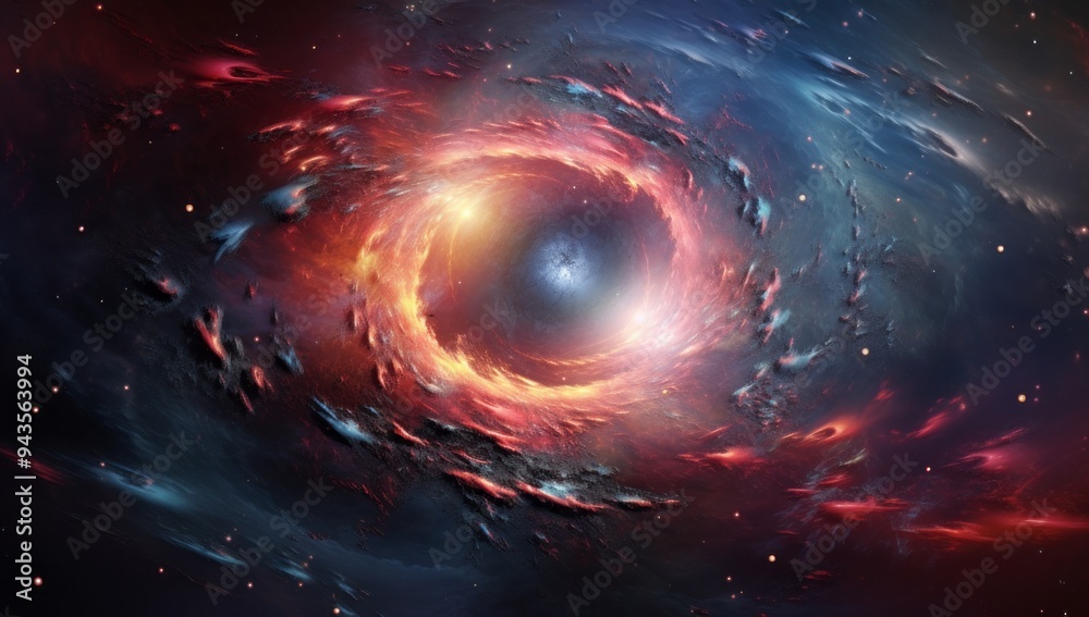 Cosmic Nebula: A Starry Night in Deep Space Cosmic Nebula: A Starry Night in Deep Space