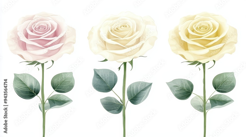 All elements are isolated and editable, including ivory peonies, hydrangea, ranunculus flowers, eucalyptus leaves, and leaves of eucalyptus. All elements are isolated and editable, including ivory peonies, hydrangea, ranunculus flowers, eucalyptus leaves, and leaves of eucalyptus.