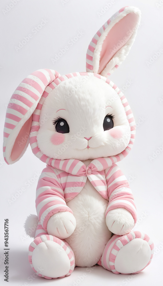 Pink Easter Bunny Plush Toy Pink Easter Bunny Plush Toy