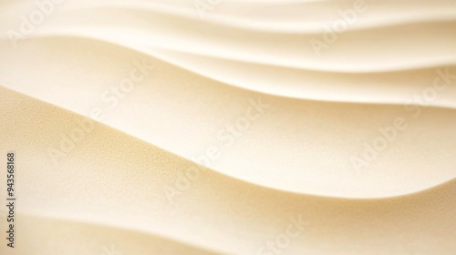 Gentle ripples of soft beige fabric creating a serene and soothing texture.