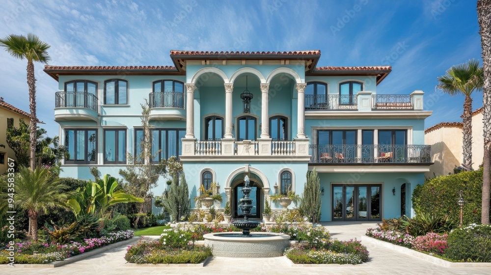 Luxury Mediterranean Style Home Luxury Mediterranean Style Home