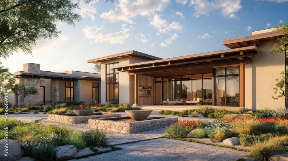 Modern Desert Residence: Luxury Home Design and Landscaping Modern Desert Residence: Luxury Home Design and Landscaping