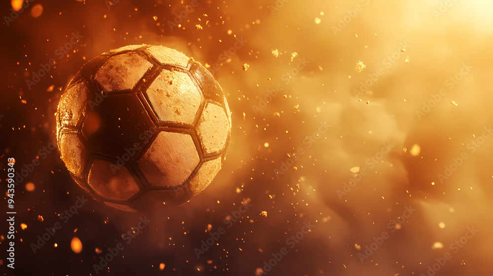 Naklejka premium Abstract football illustration