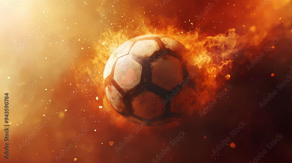 Fototapeta premium Abstract football illustration
