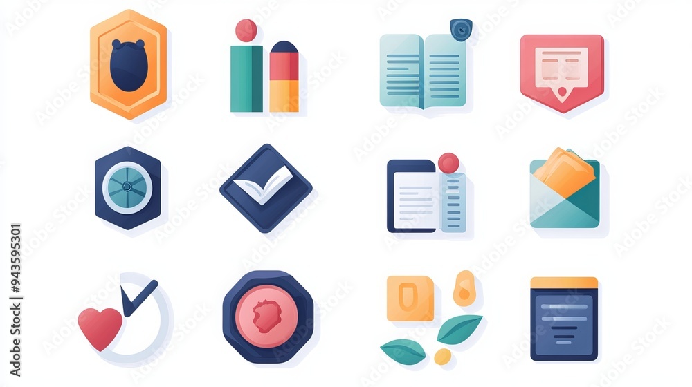 Examine the available icons for use in your project. The illustration provided displays a flat vector icon isolated on a white background. Examine the available icons for use in your project. The illustration provided displays a flat vector icon isolated on a white background.